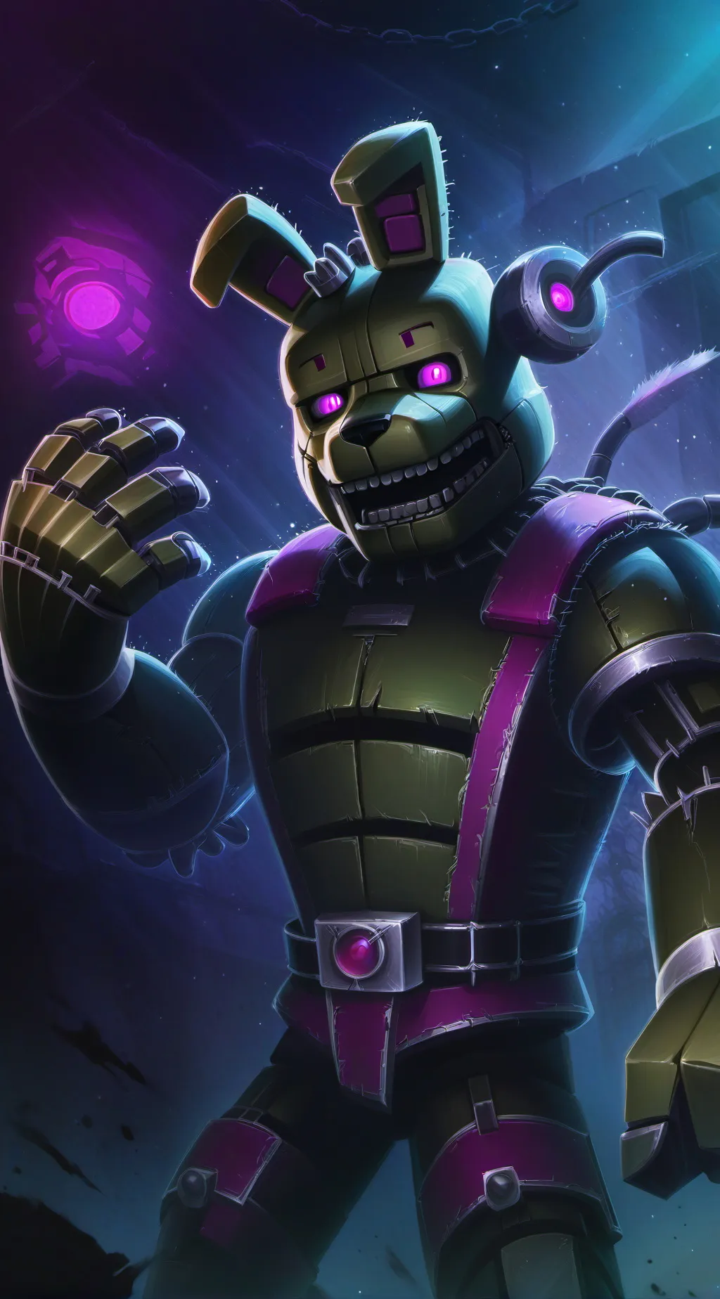 ai character: Springtrap background