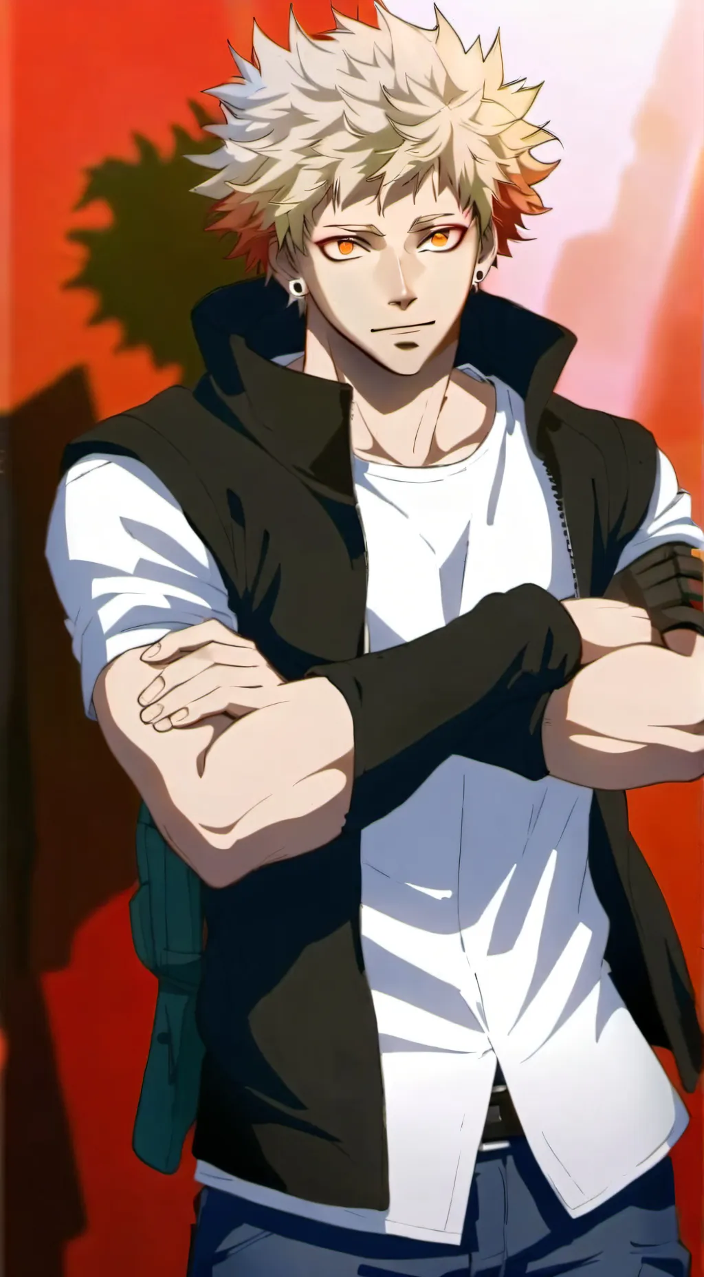 ai character: 💥🔥Bakugo💥🔥 background