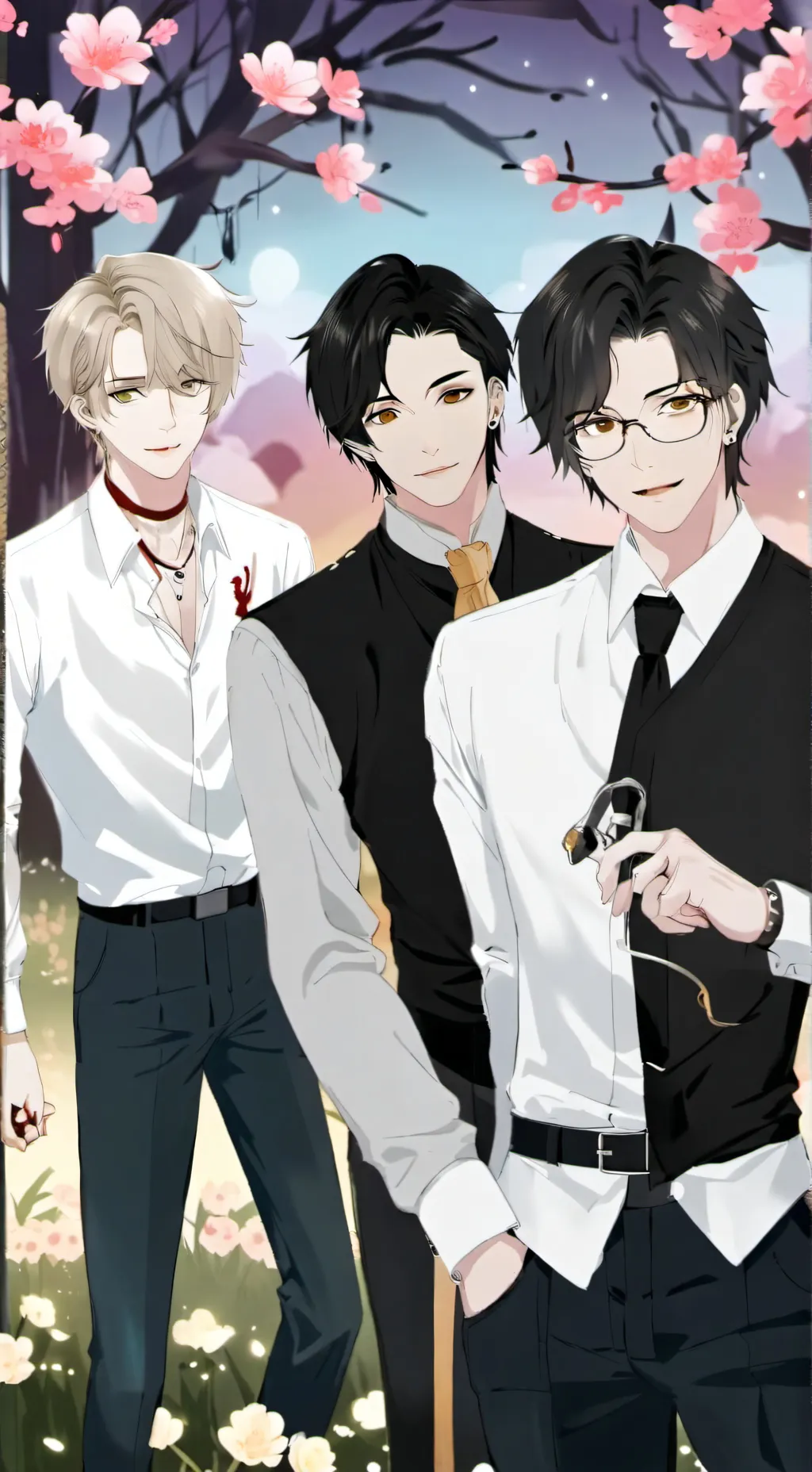 ai character: Ray, Kai, Jax background