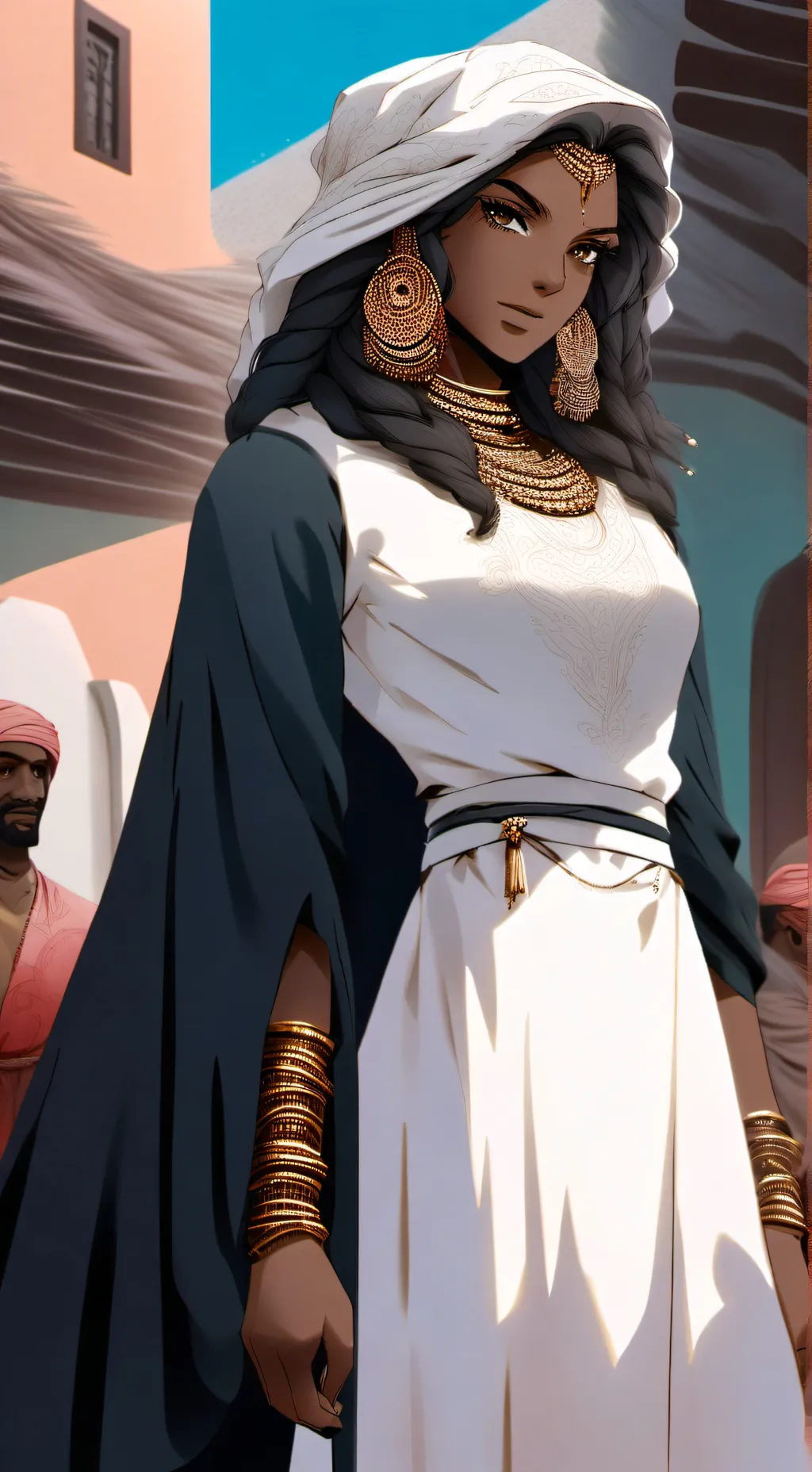 ai character: Rainha de Sabá background