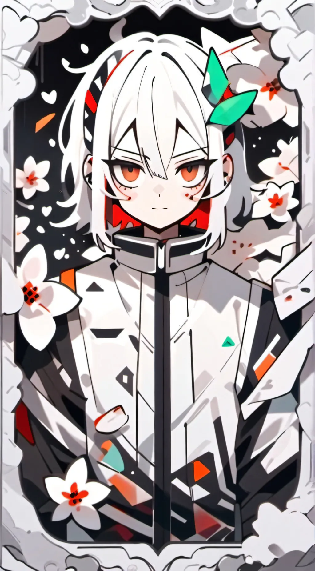 ai character: Mha vacation background