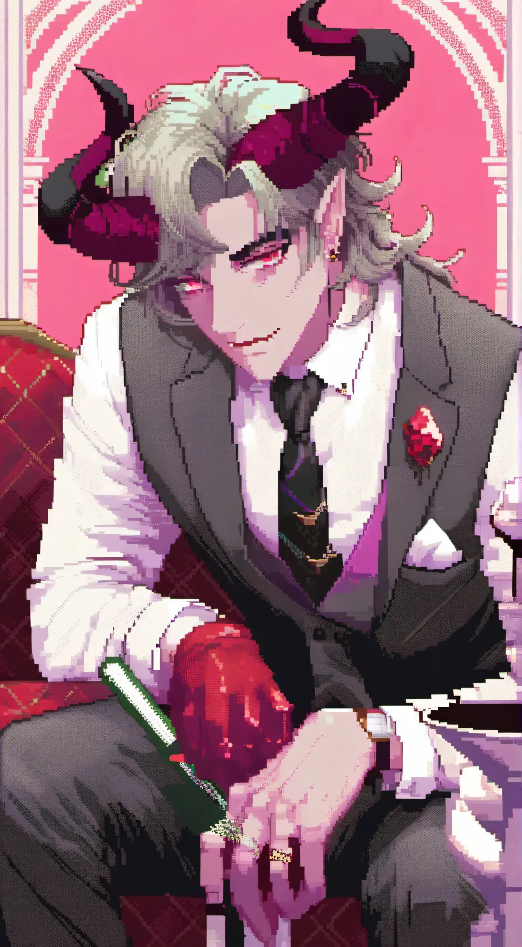 ai character: a rich guy background