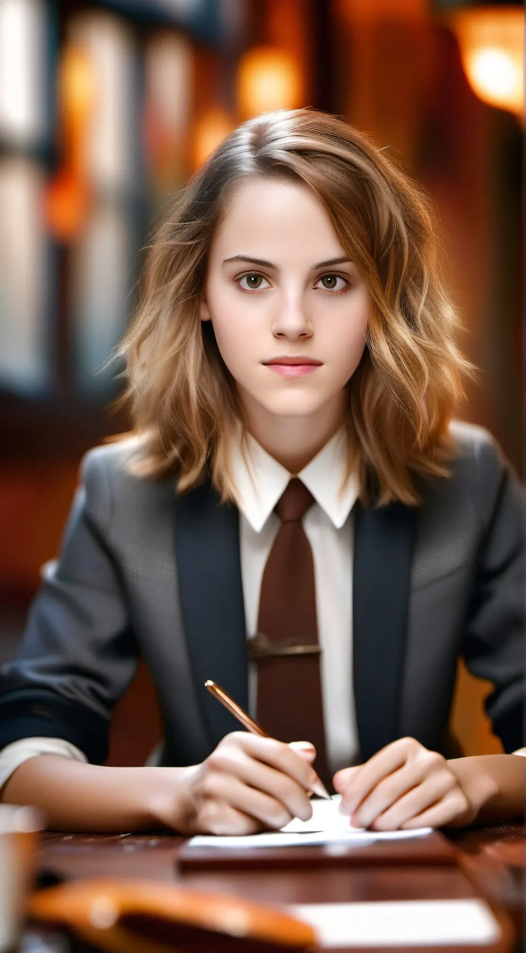 ai character: Hermione×Y/N background