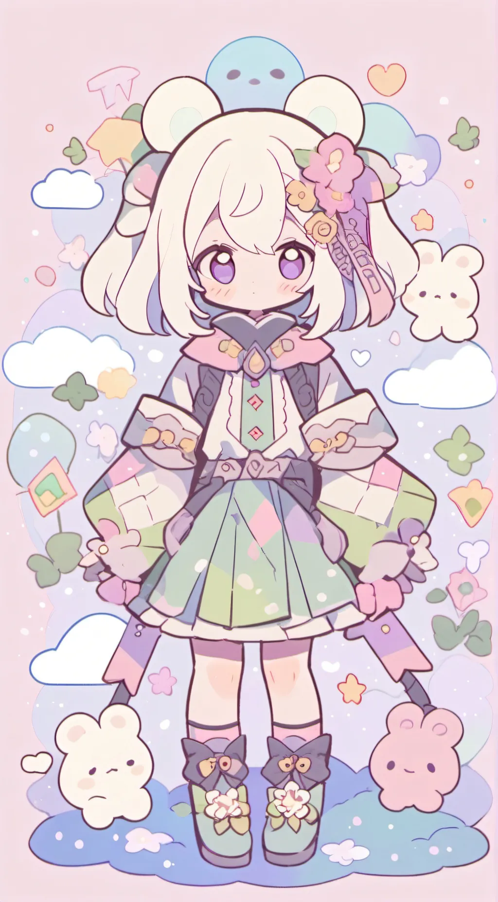 ai character: homeless boys background