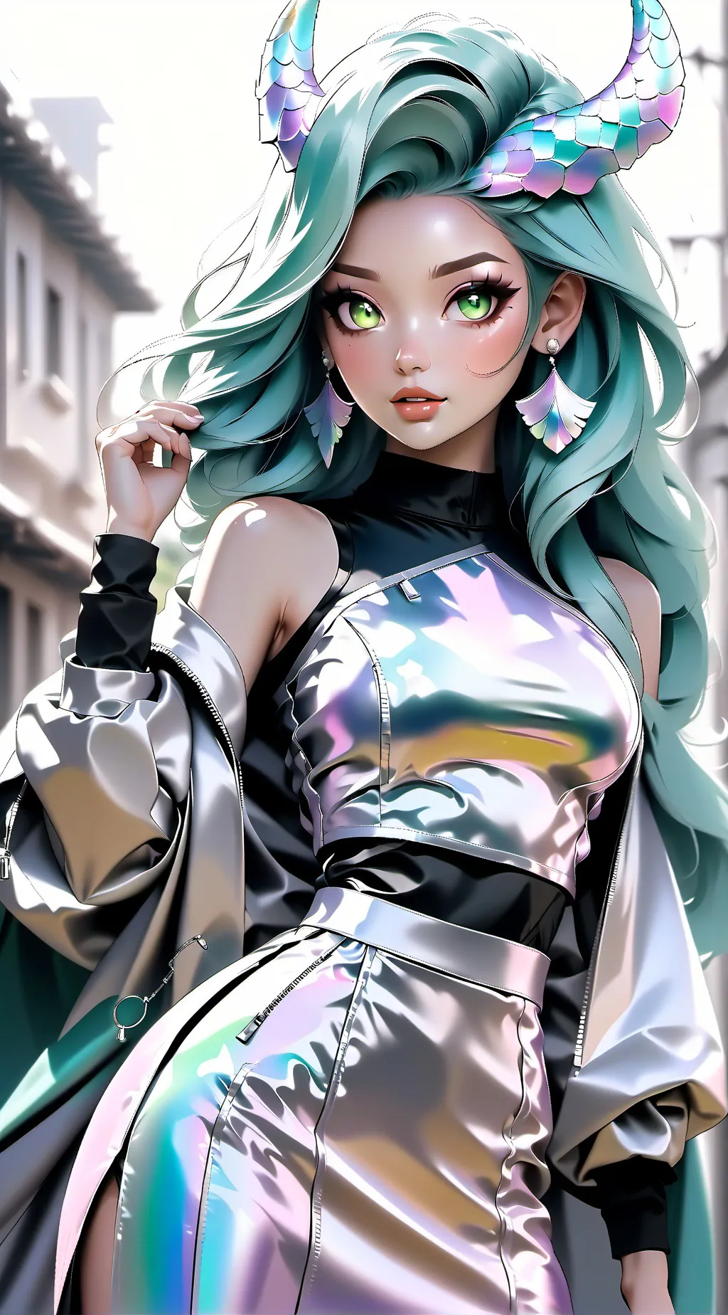 ai character: nose background