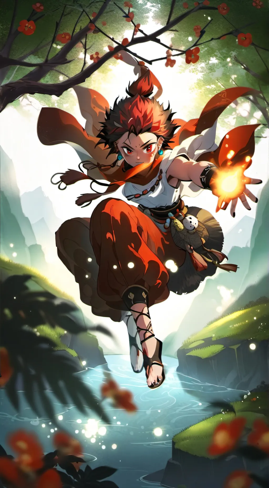 ai character: hashiras  background