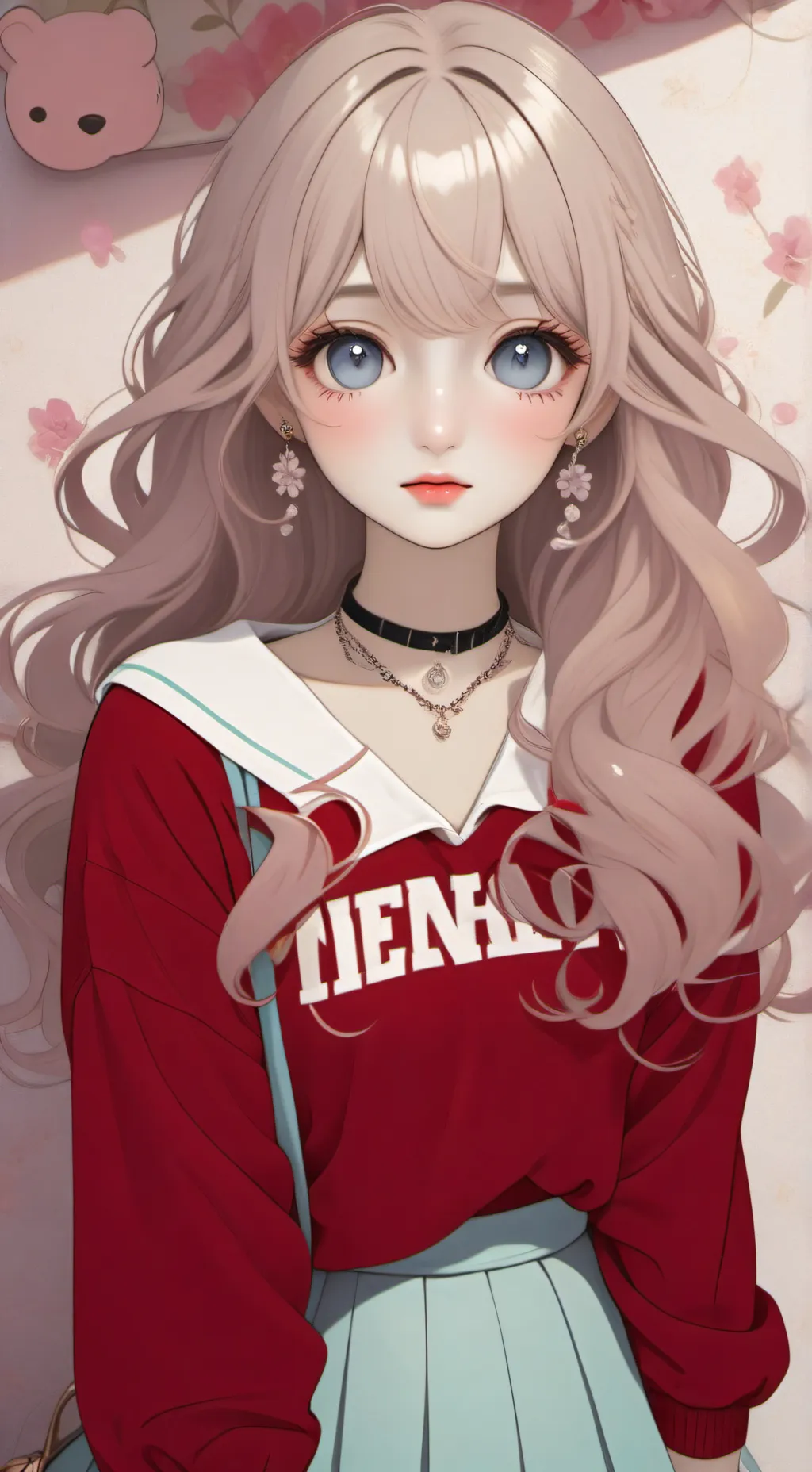 ai character: Amy  background