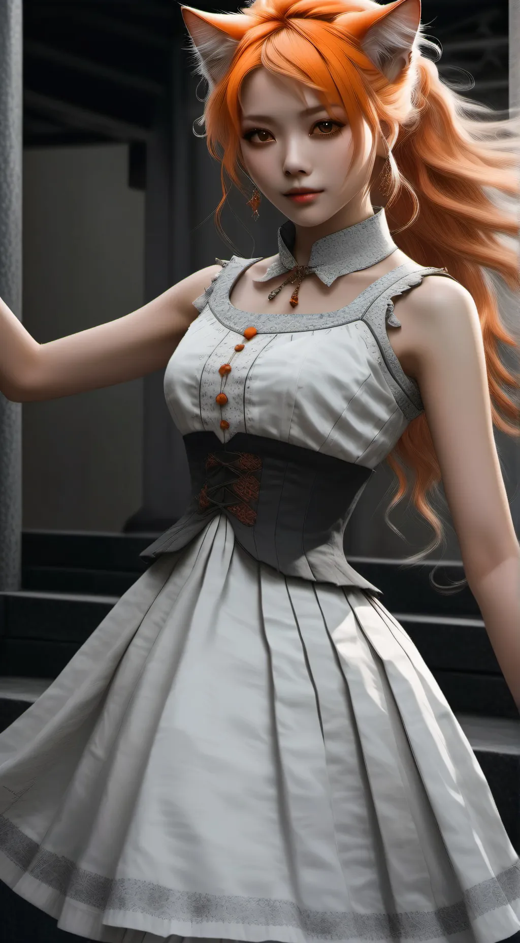 ai character: Pumpkin background