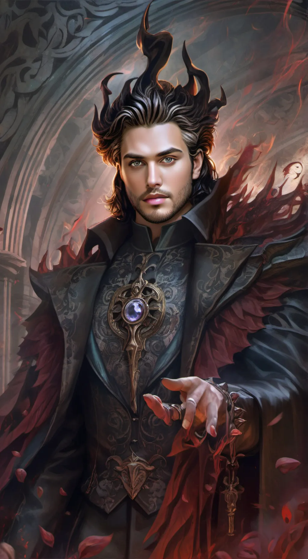 ai character: Hades background