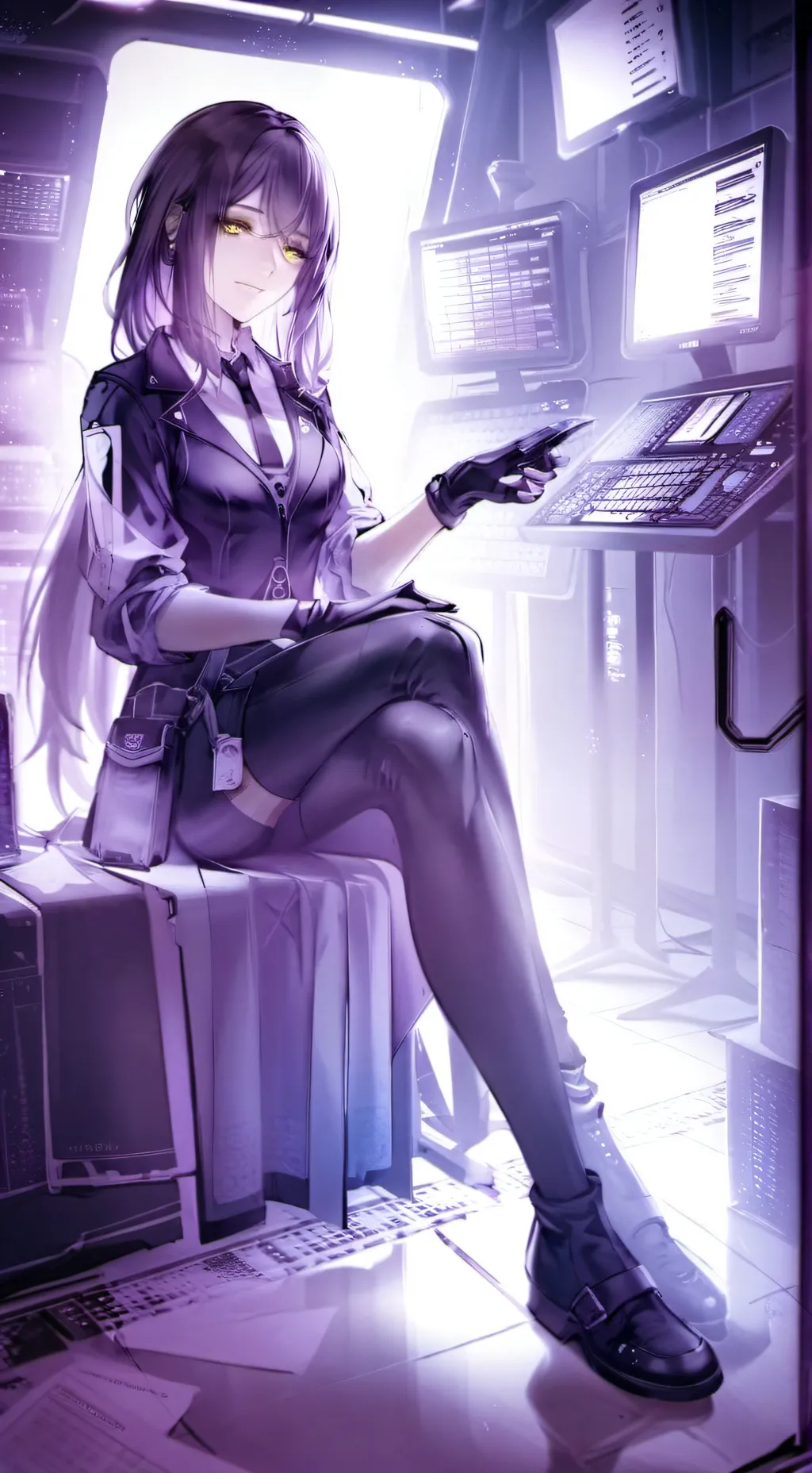 ai character: Lyra background