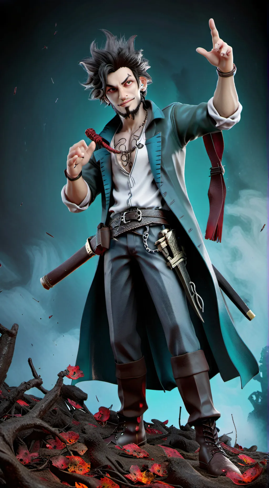 ai character: alborotador background