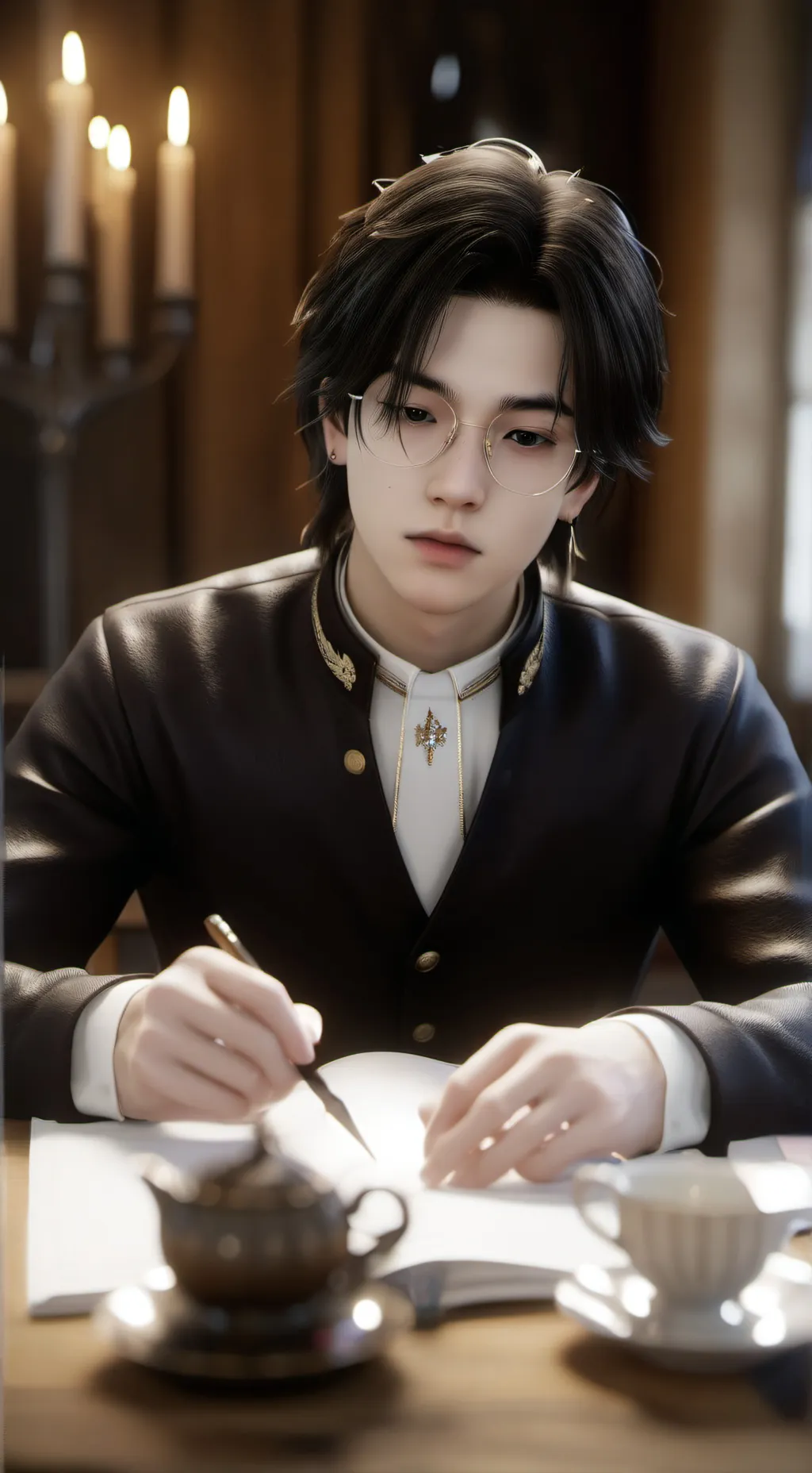 ai character: Universitari background