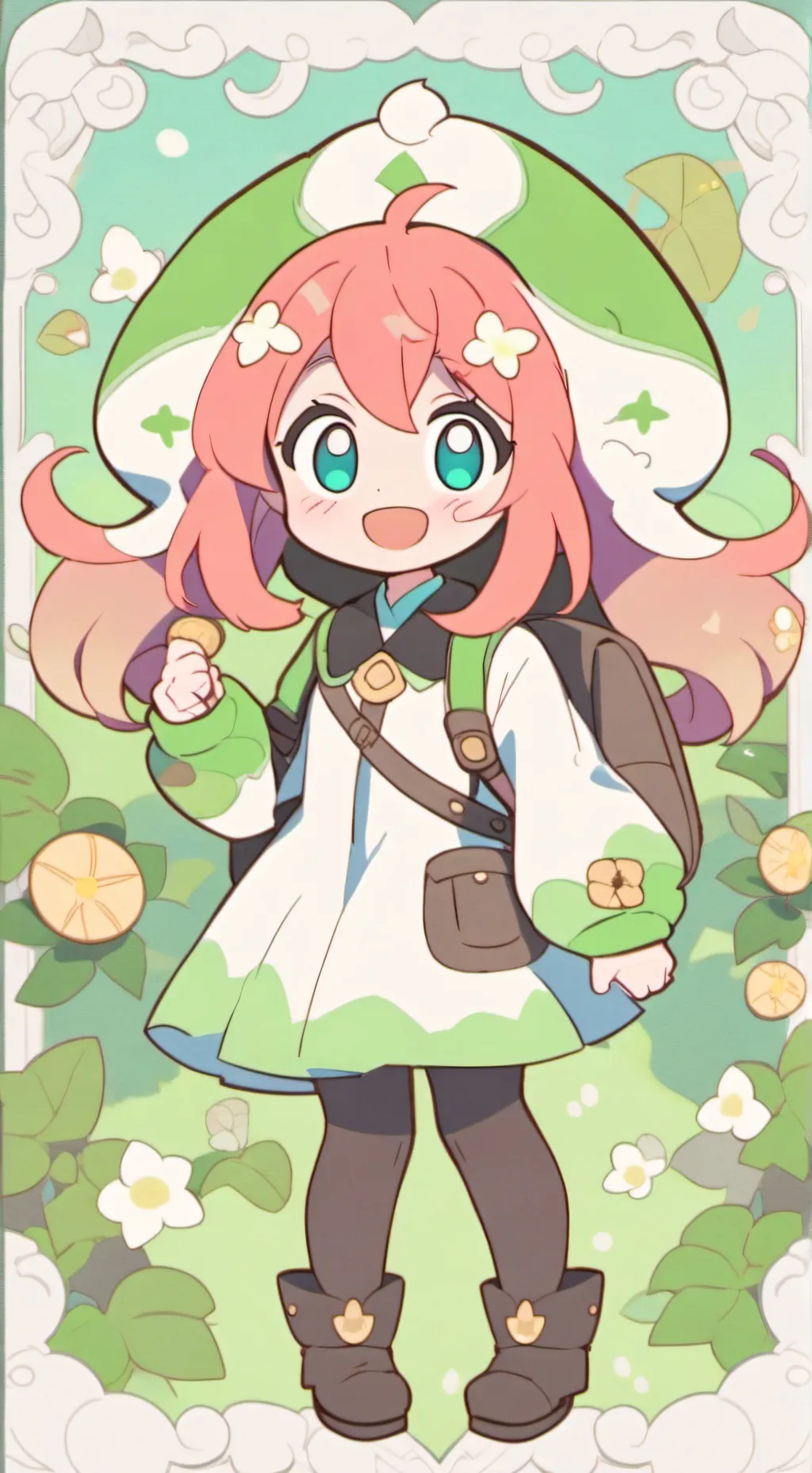 ai character: ANYA :D background