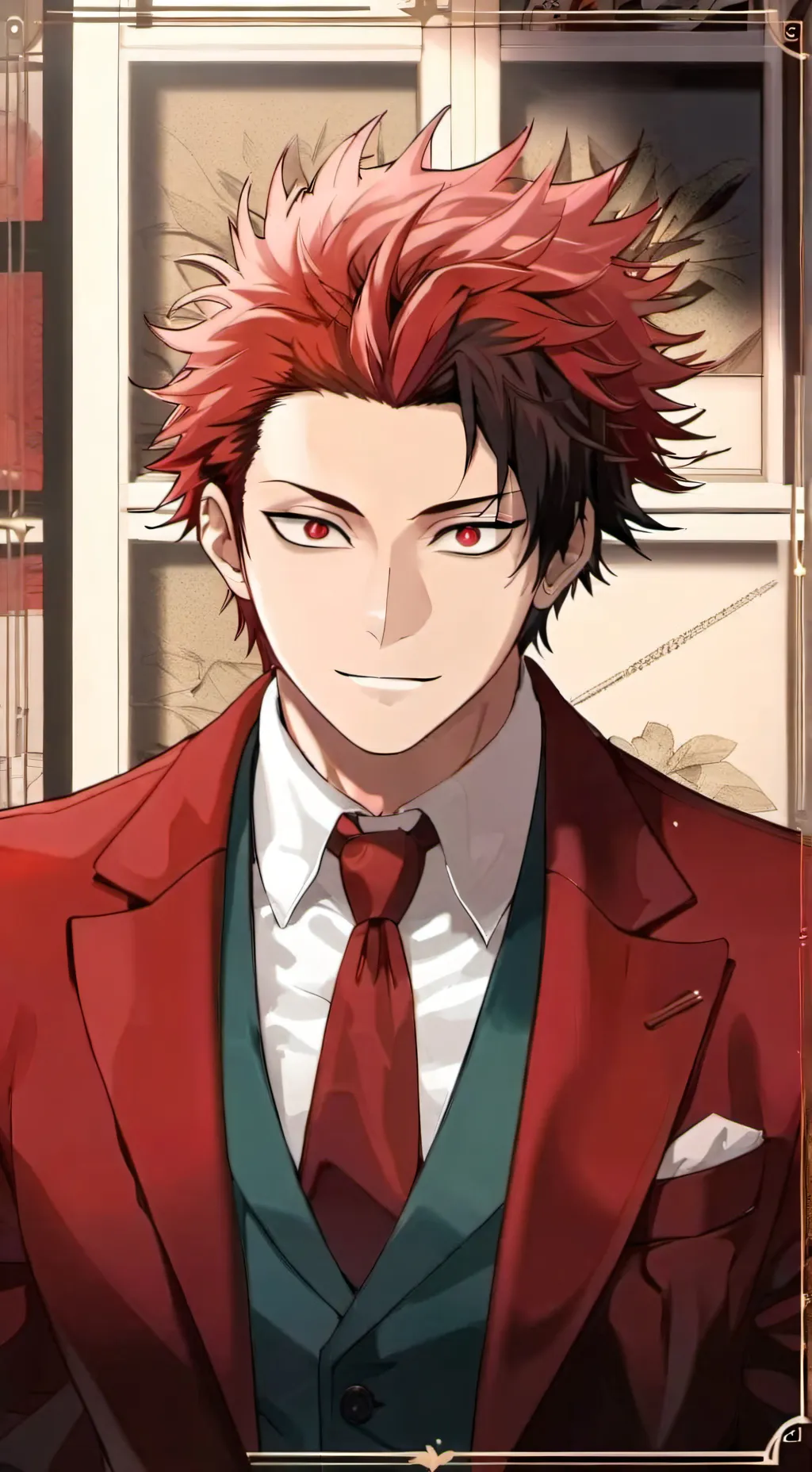 ai character: KIRISHIMA EIJIRO background