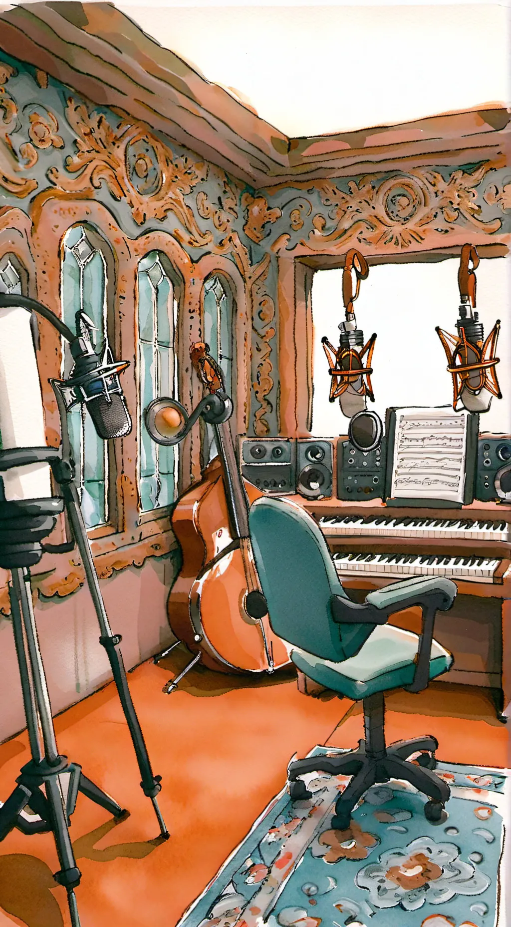 ai character:  VOICE  ACTING 🎭 background