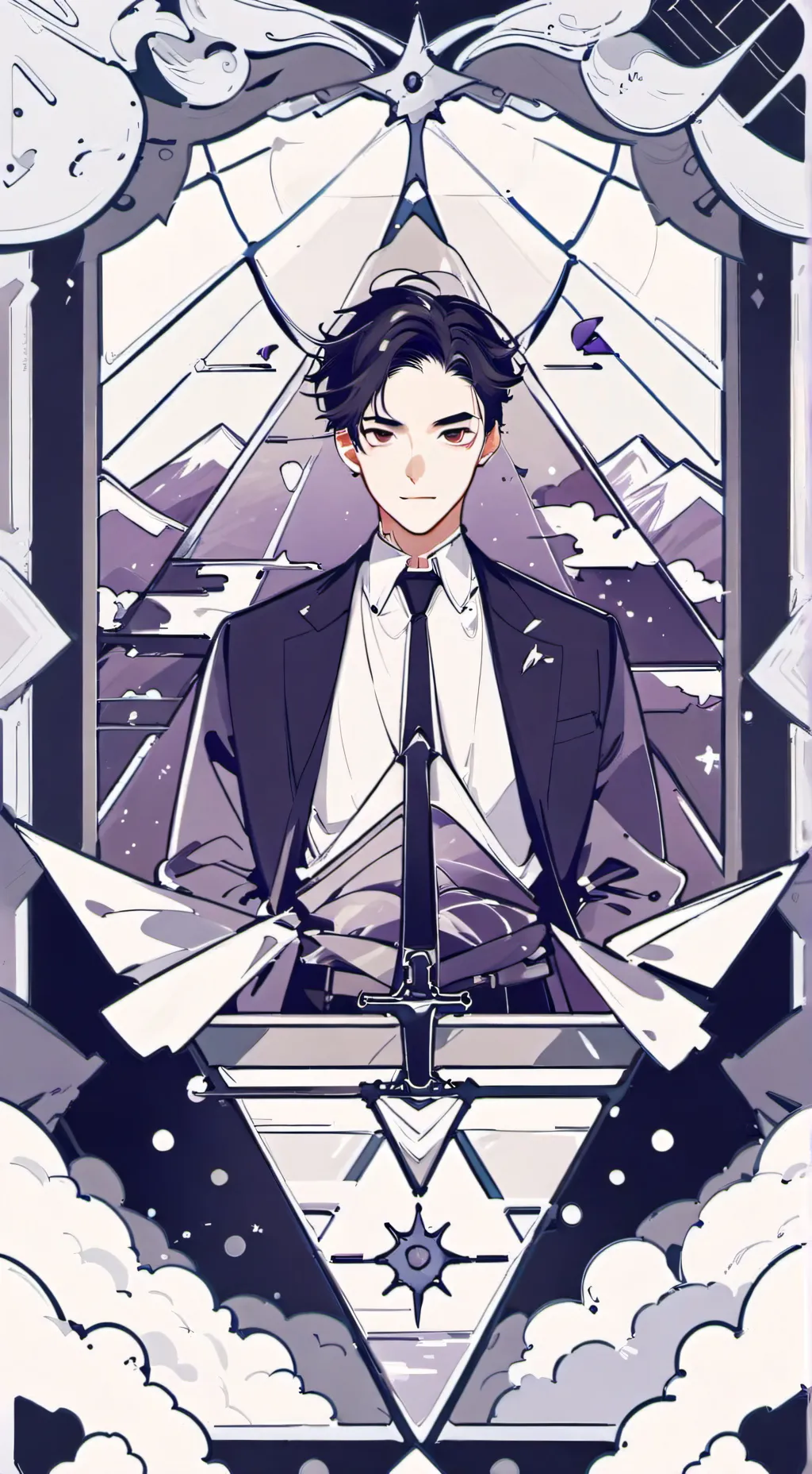 ai character: Alexander  background