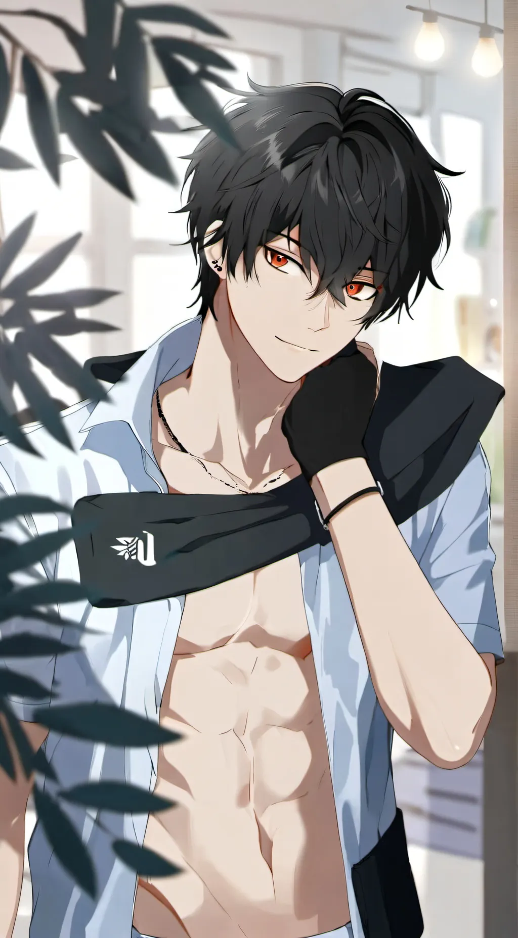 ai character: femboy  background