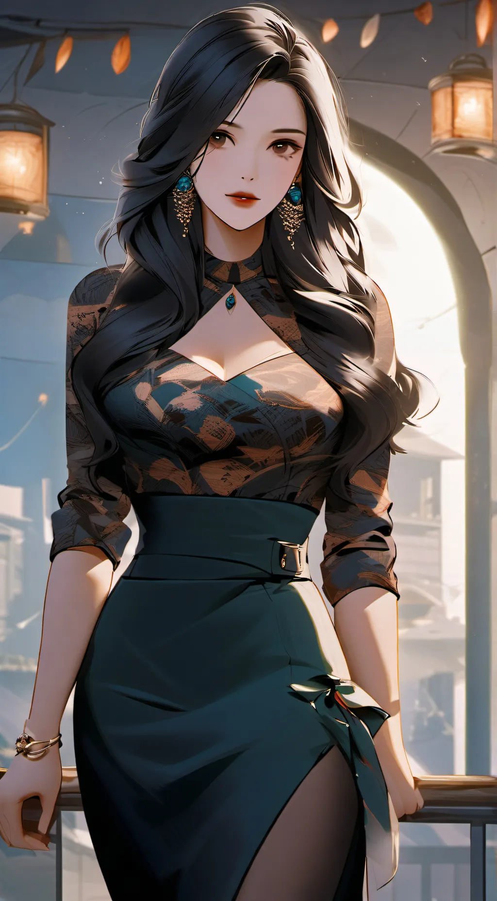 ai character: Veronica  background