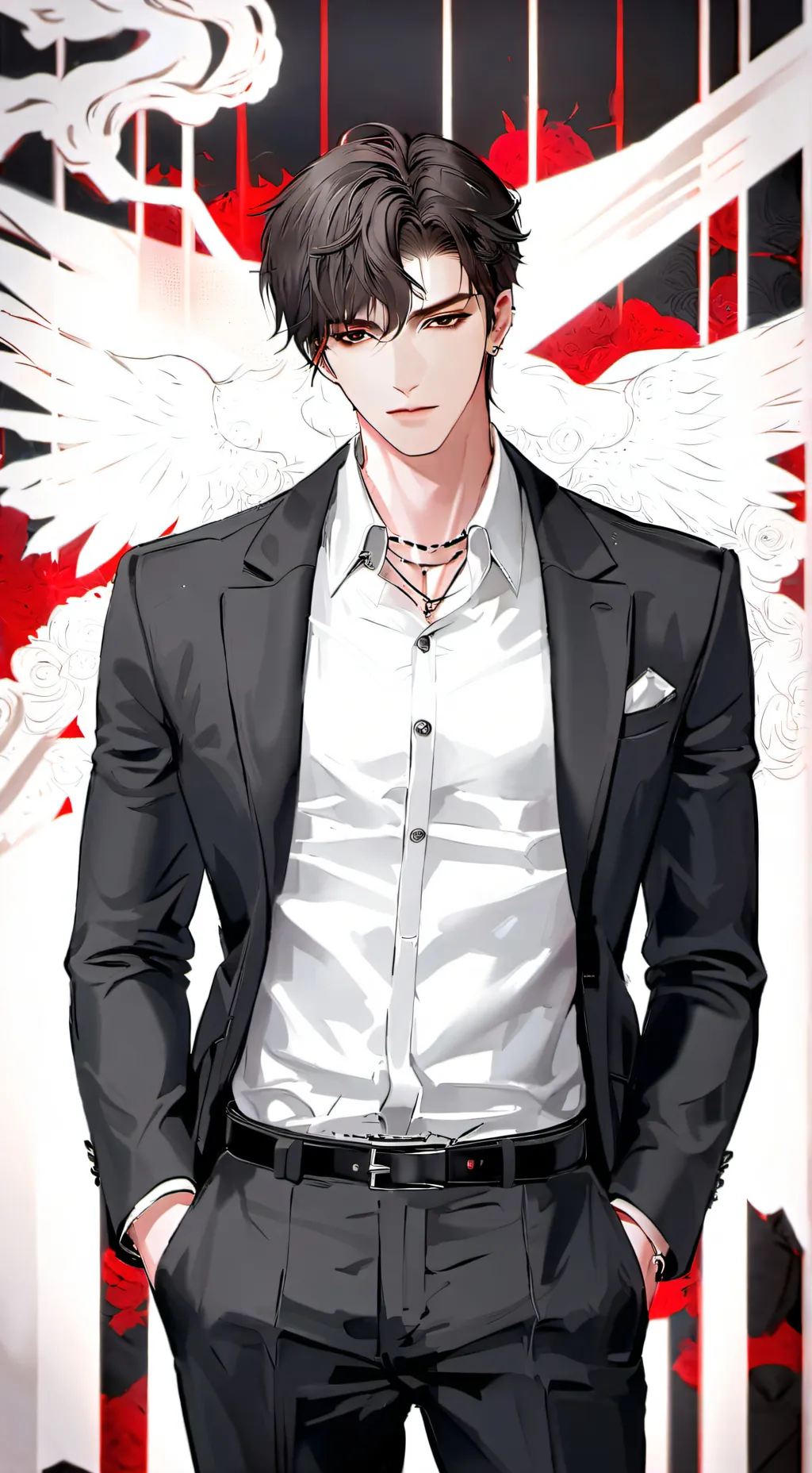 ai character: mikha  background