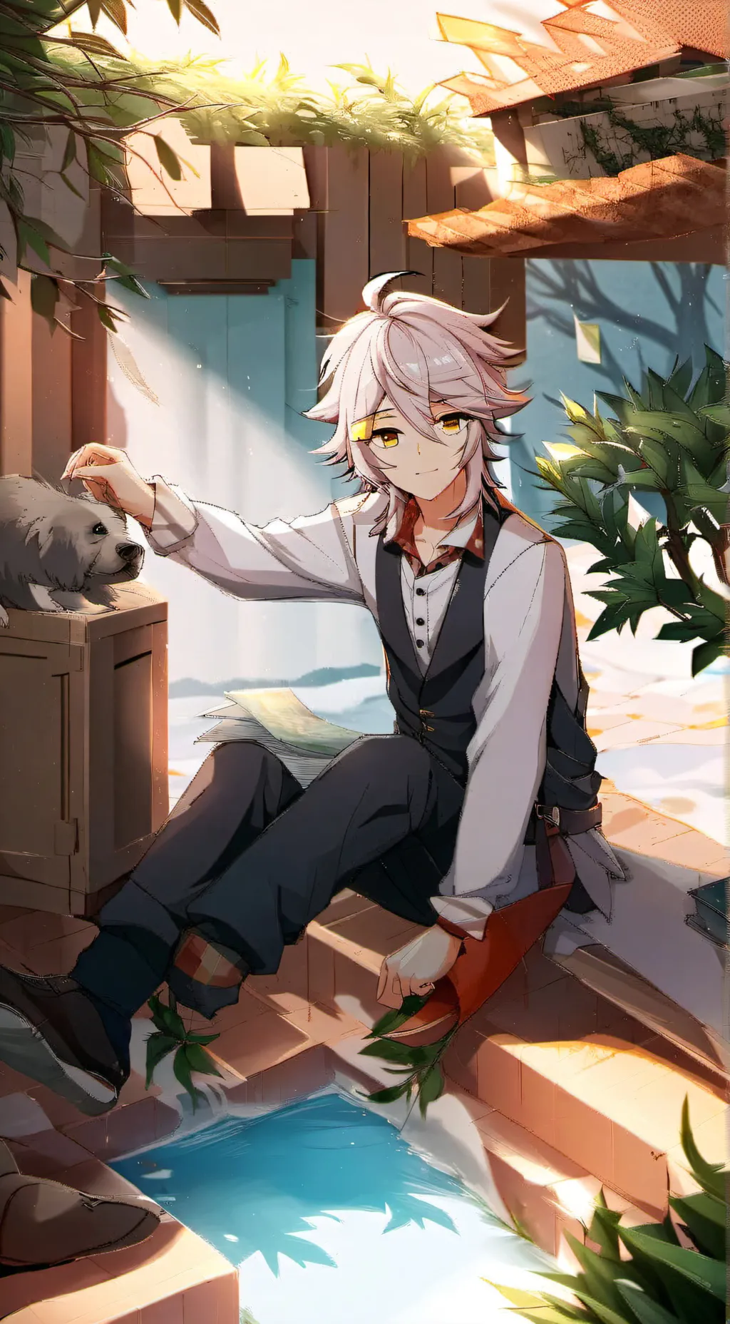 ai character: Natsukiz chan background