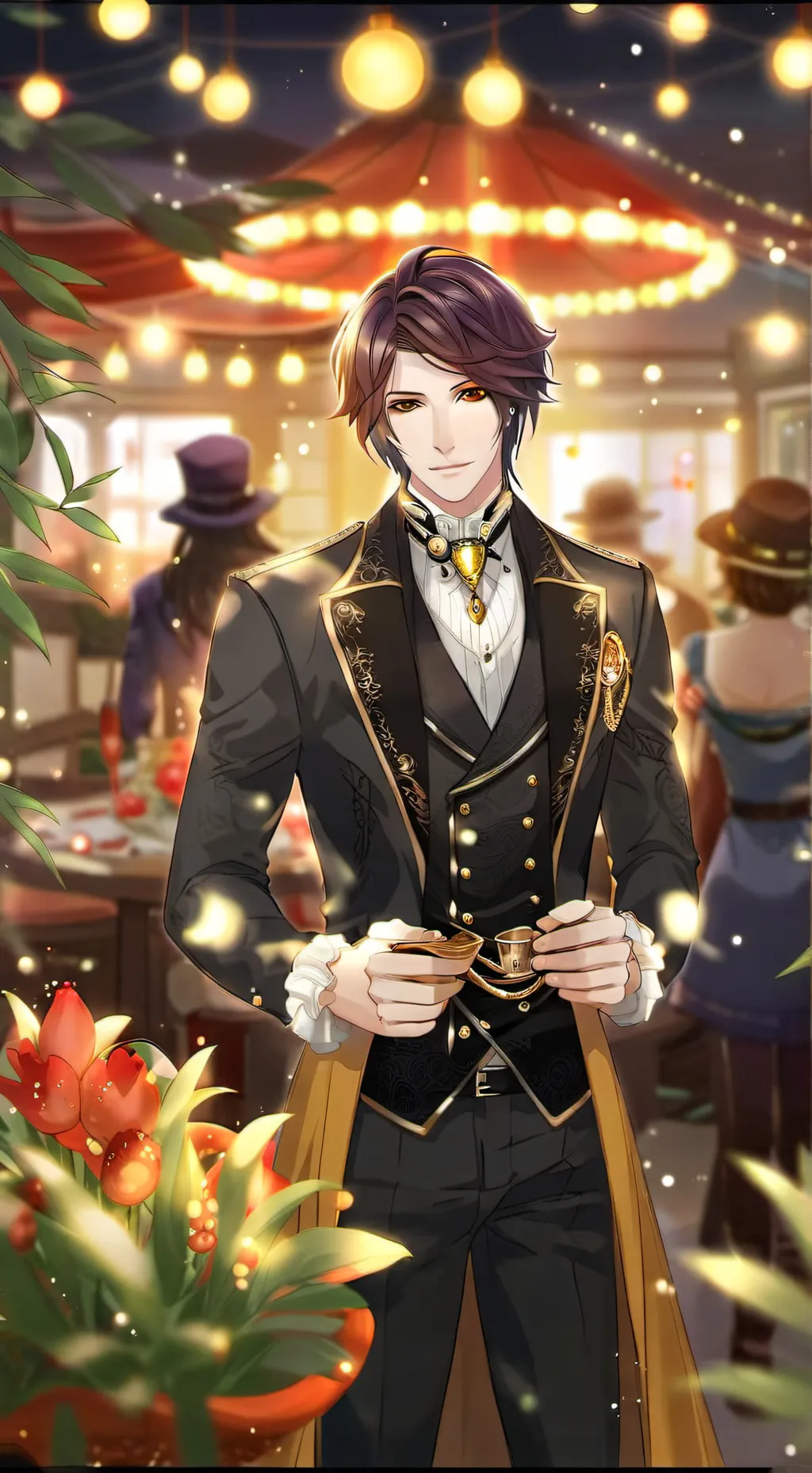 ai character: Oliver Button background