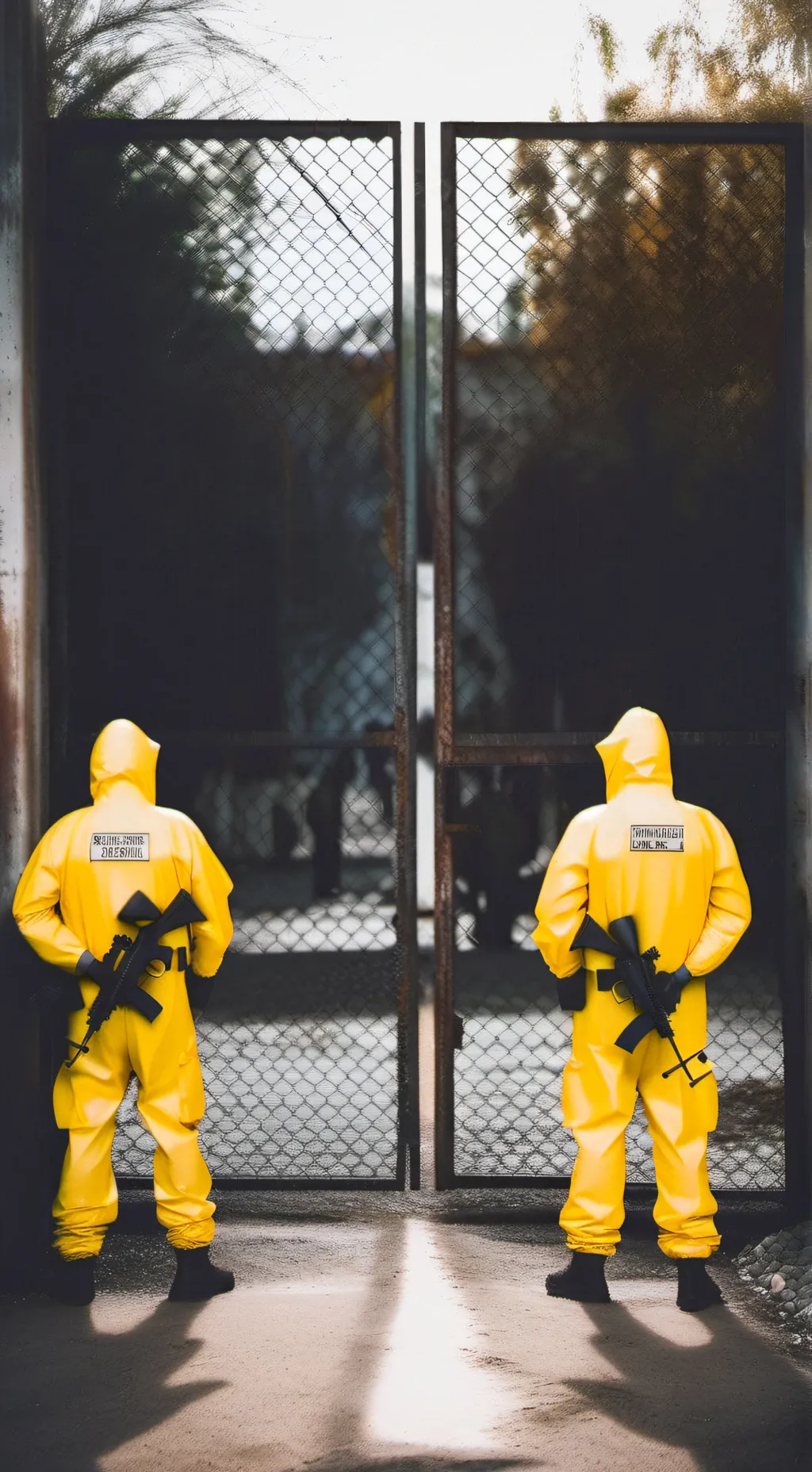 ai character: Virus control  background