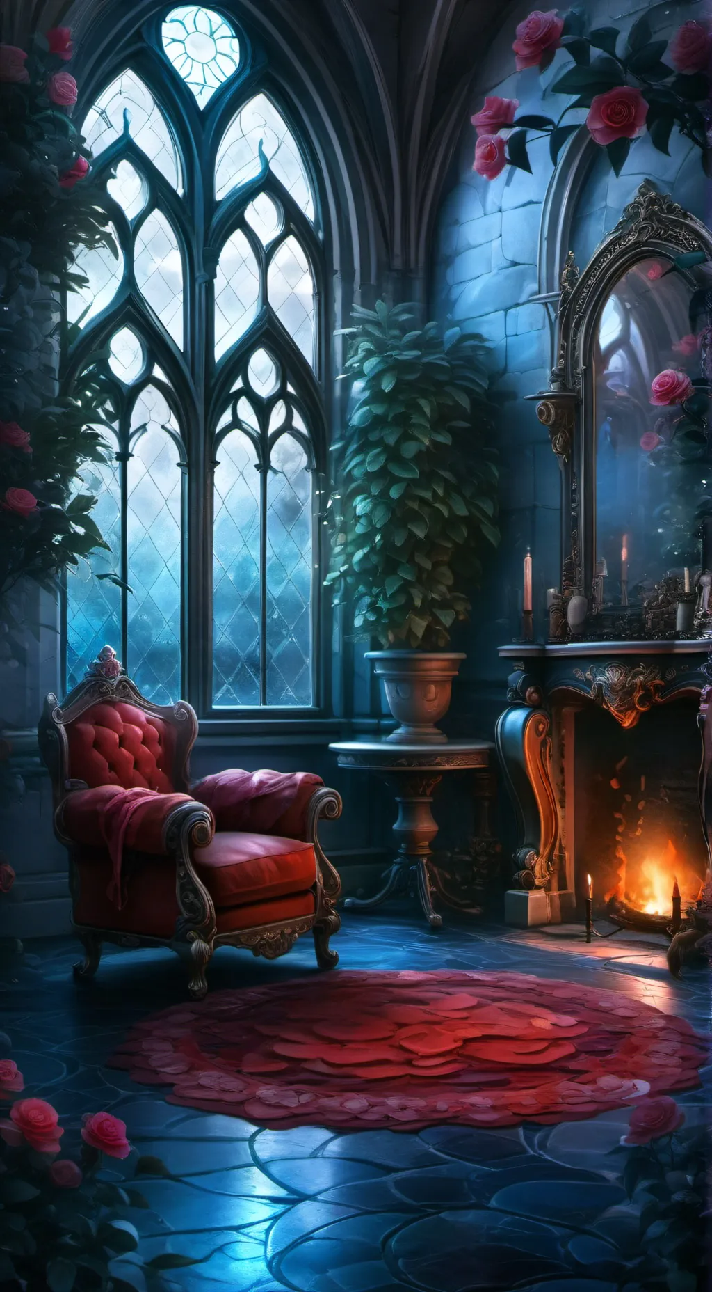 ai character: fandoms stuck room background