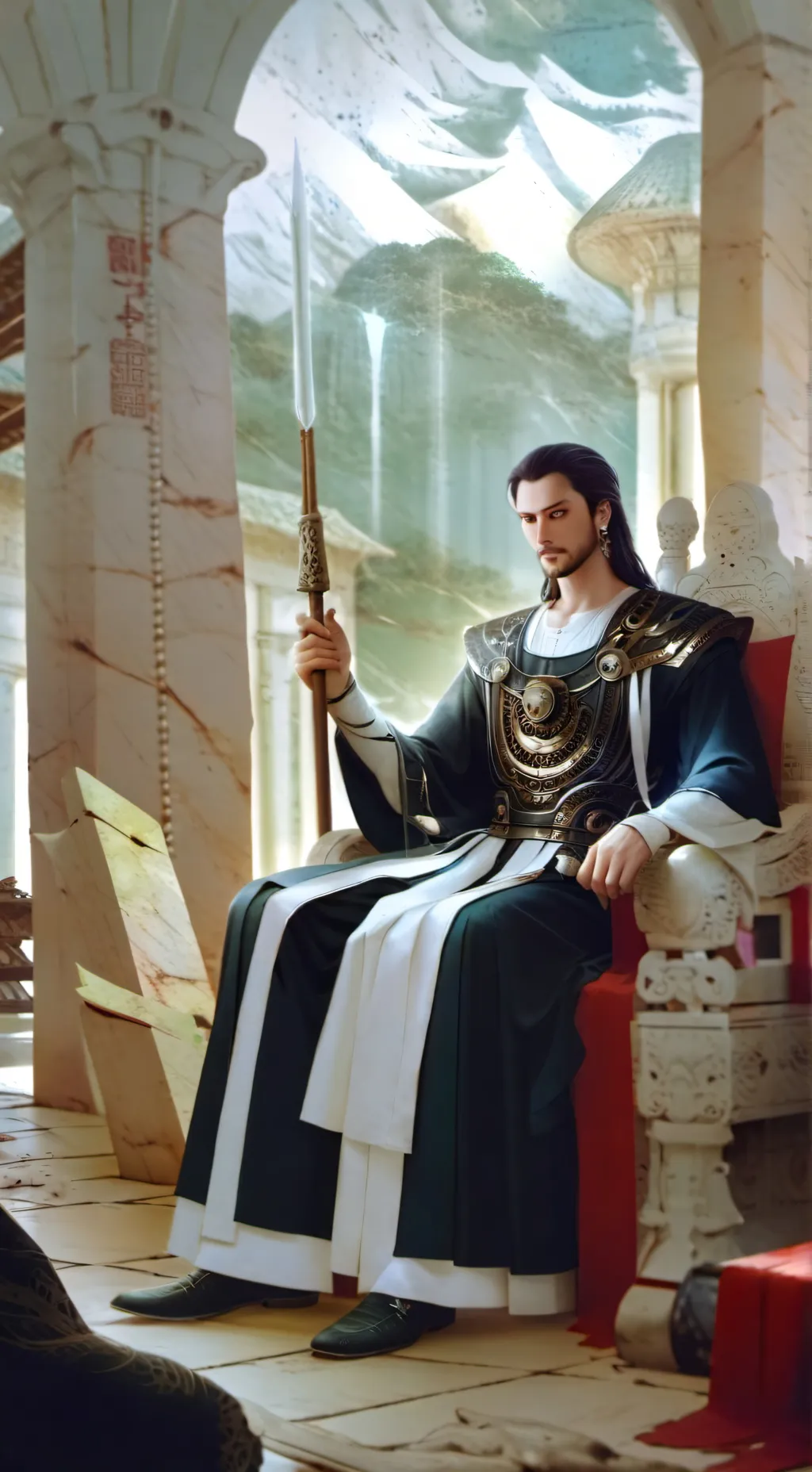 ai character: Mago demoniaco byM background