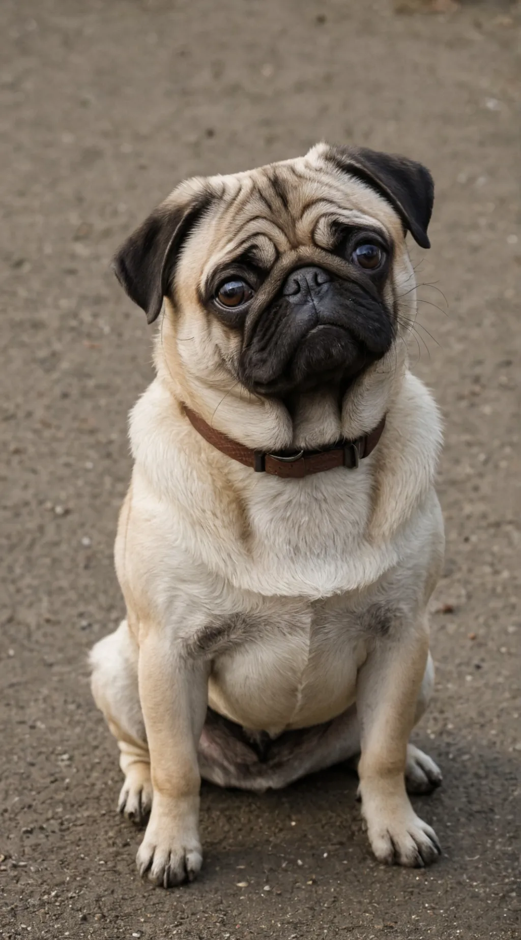 ai character: U a pug background