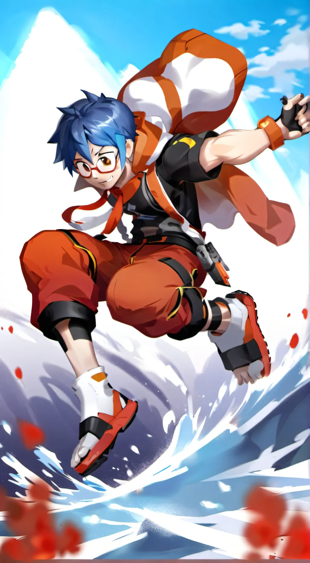 ai character: real sonic background