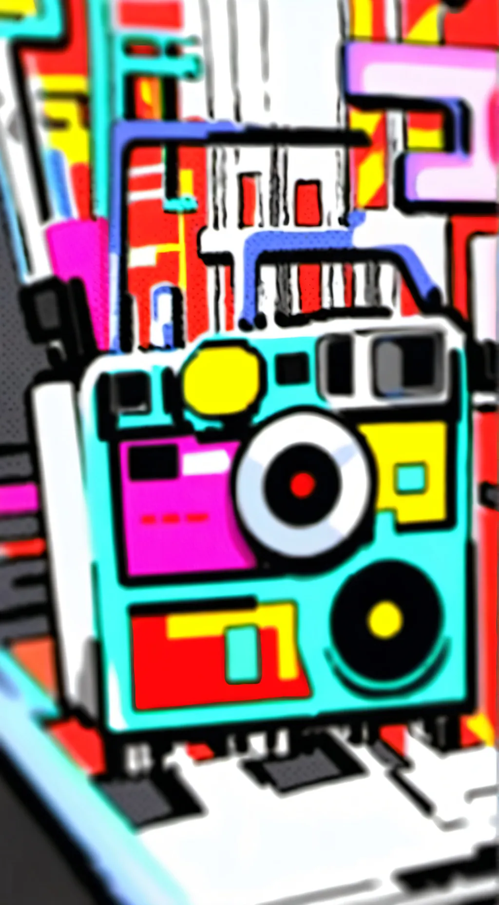 ai character: DW beach background