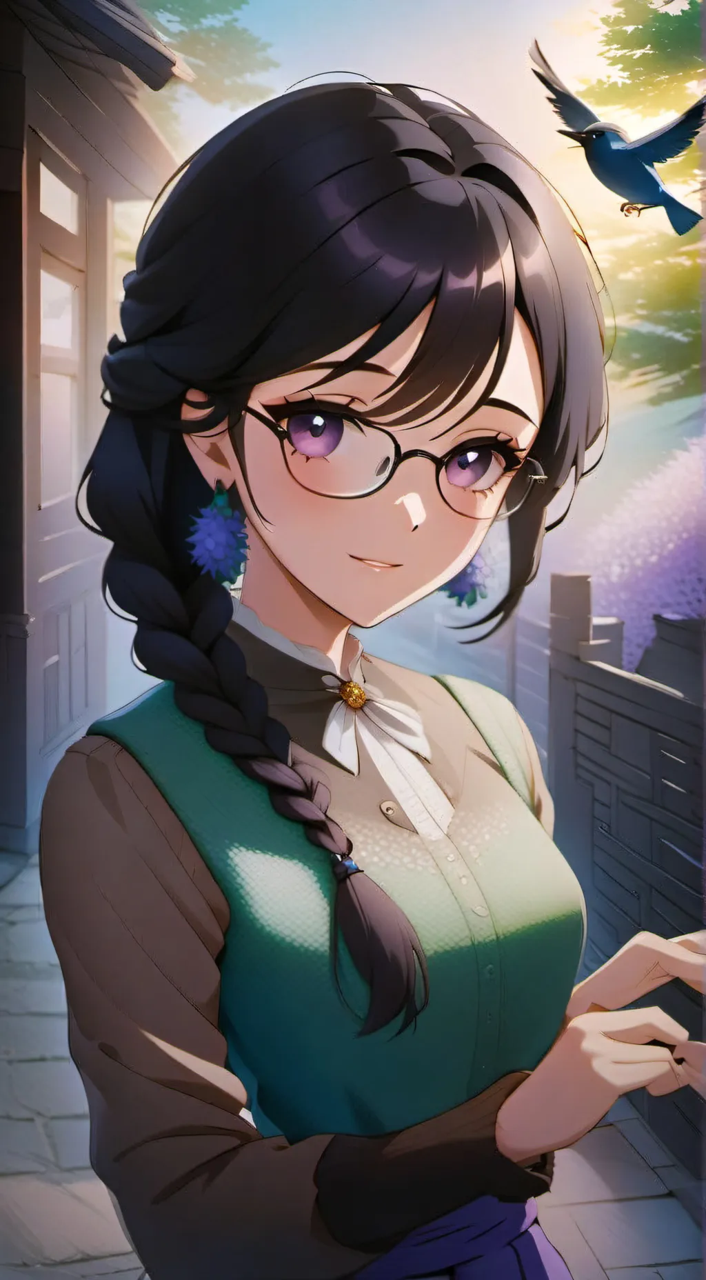 ai character: Pria (student) background