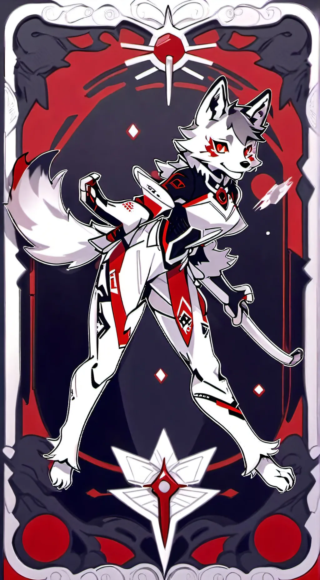 ai character: solar  background