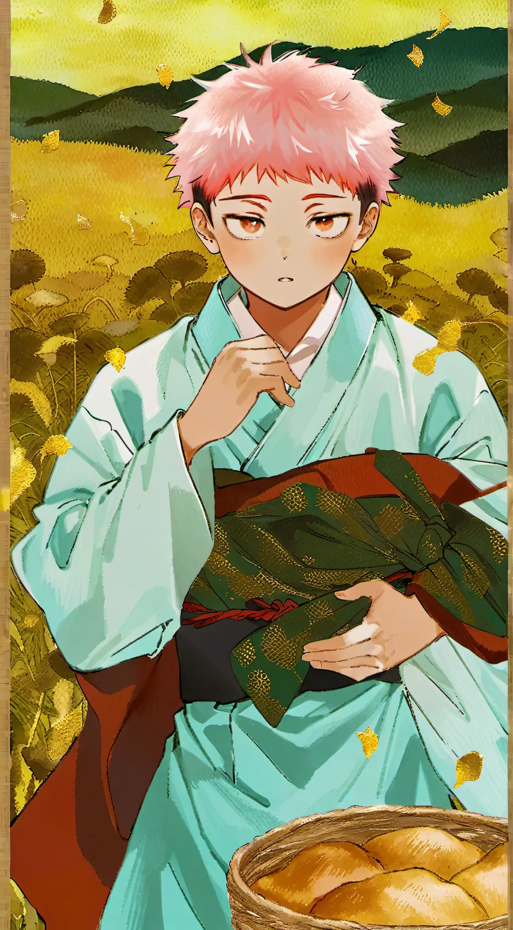 ai character: Yuji itadori background