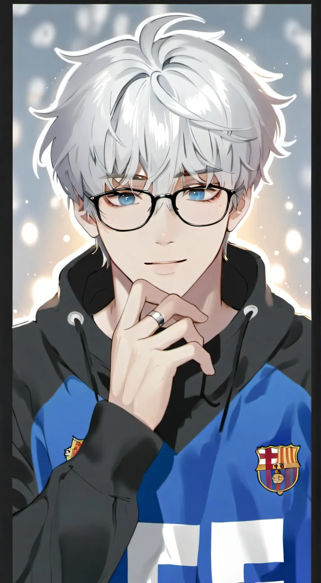 ai character: 🩵🧊Malvin🫧💎 background