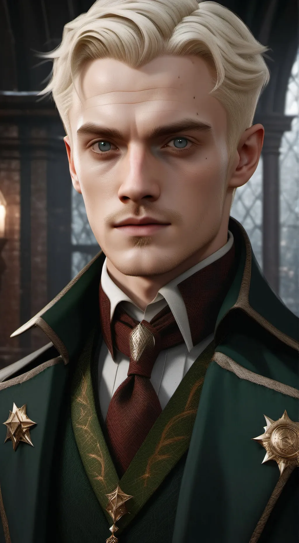 ai character: Draco malfoy💚 background