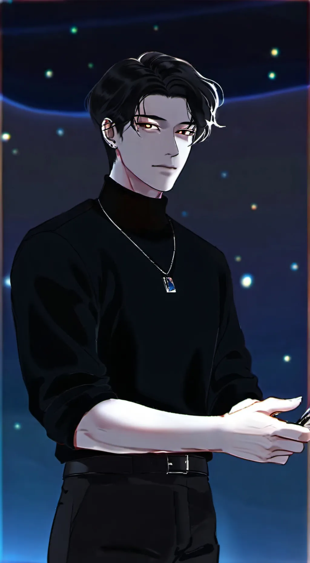 ai character: 👌🖤👆ray👆🖤👌 background