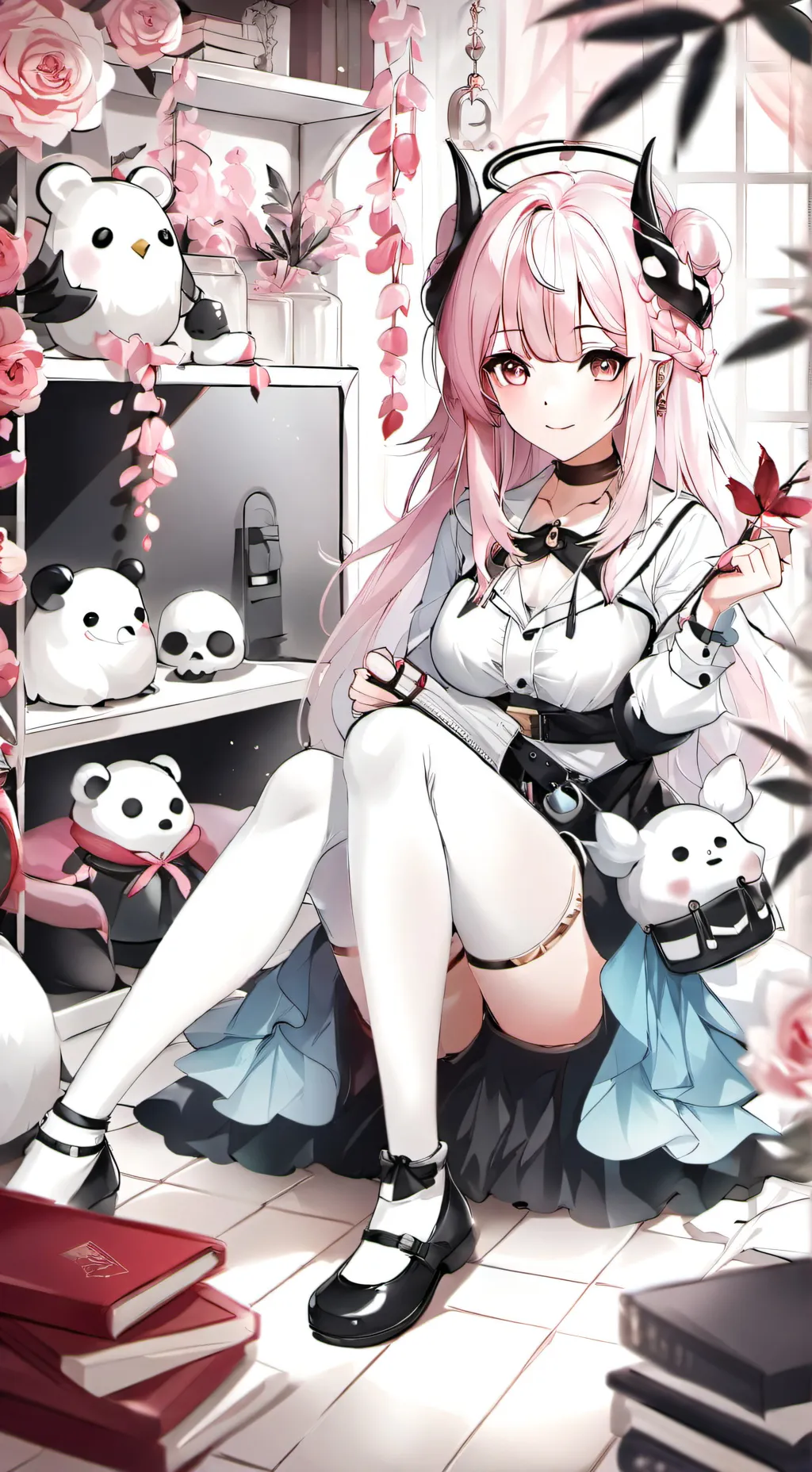 ai character: Luna  background