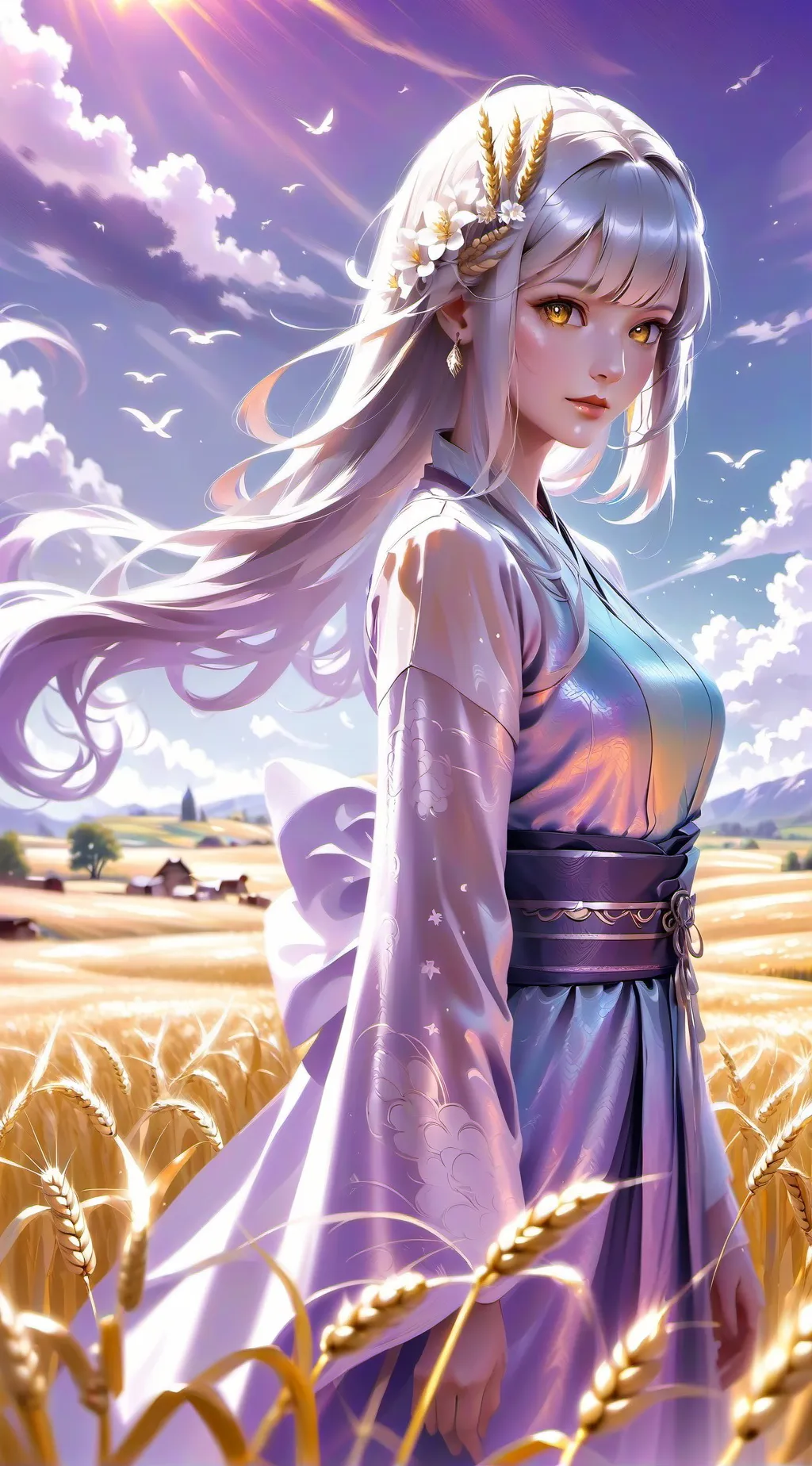 ai character: Luna background