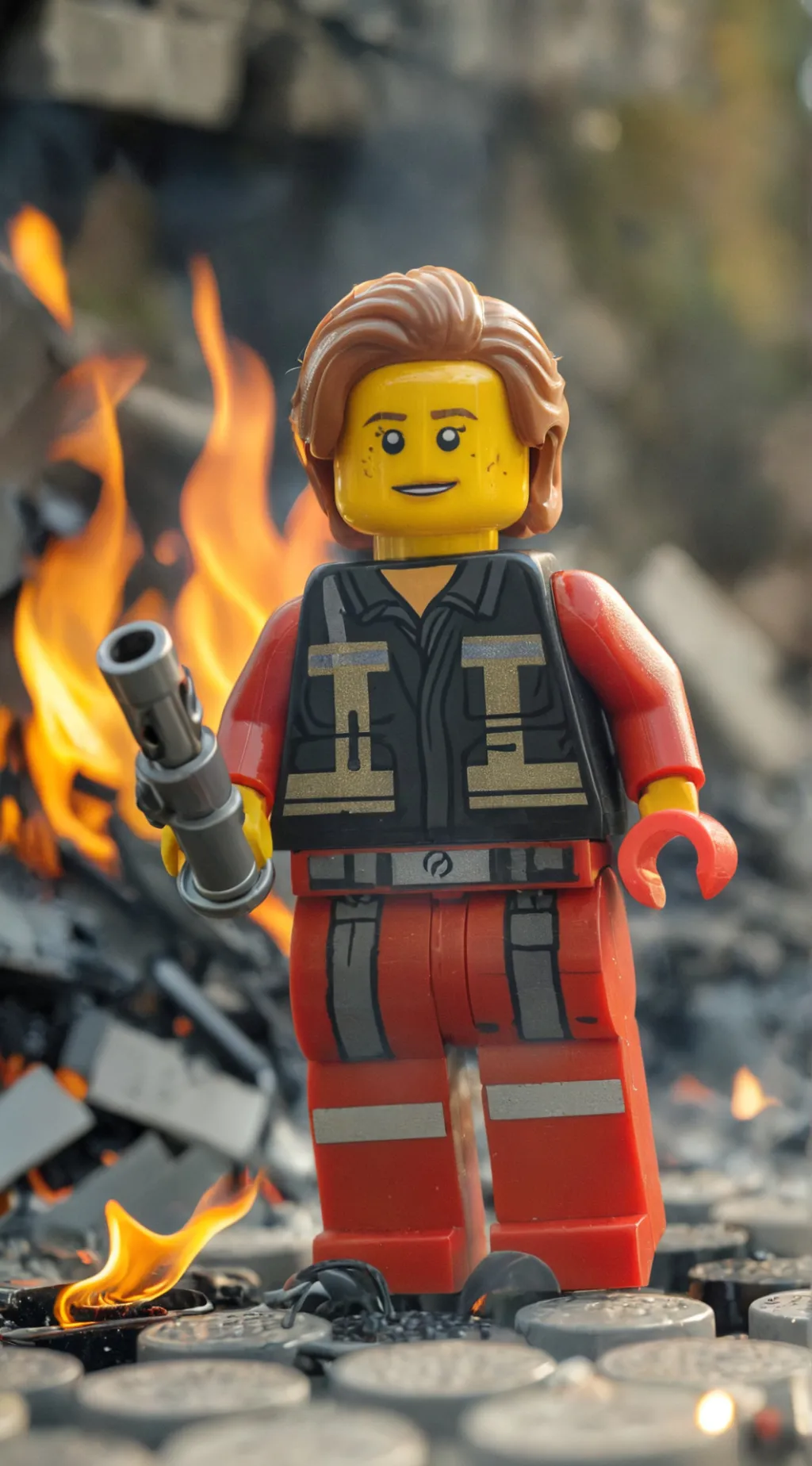 ai character: Firey background