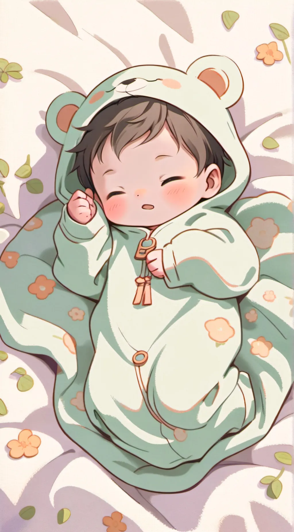 ai character: Baby cuties background