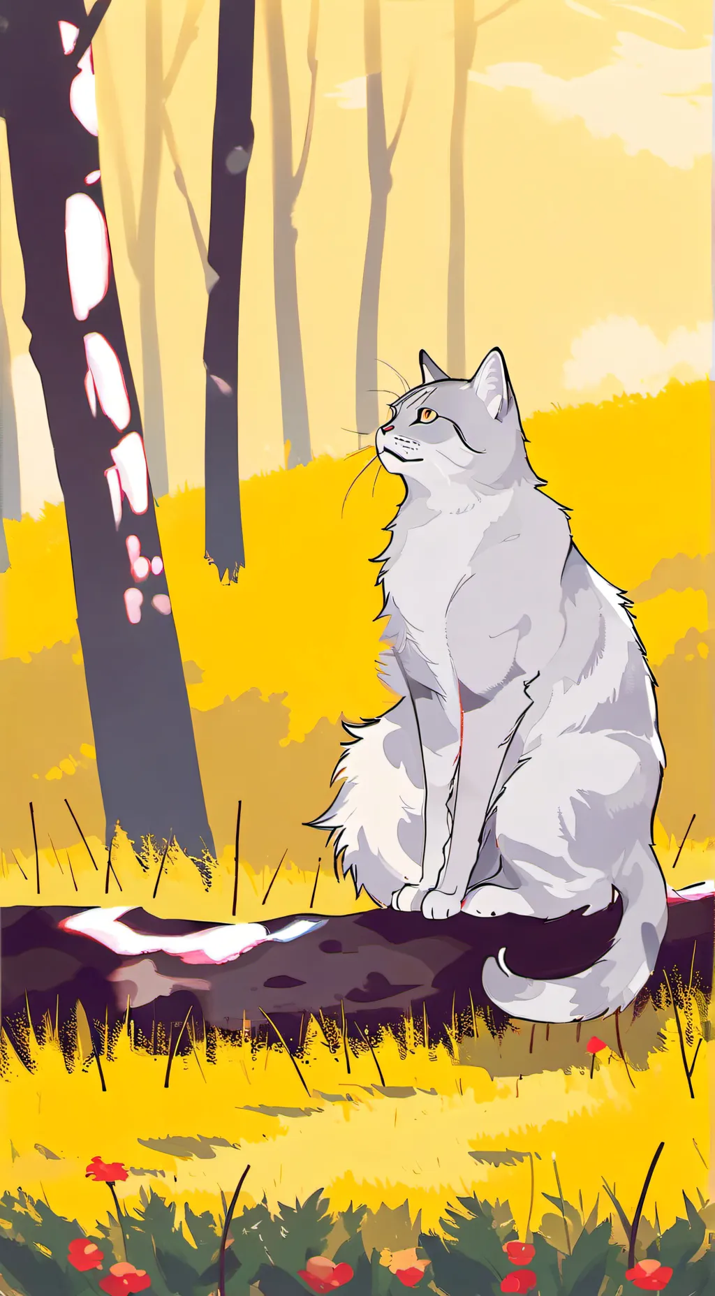 ai character: Ashfur x y/n background