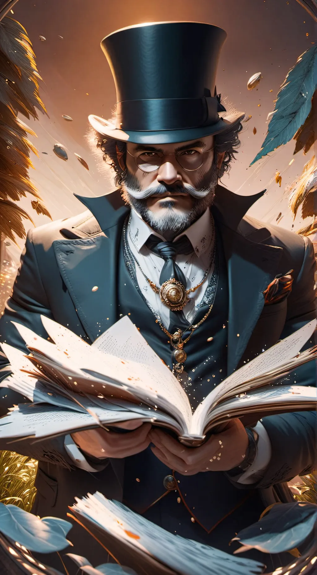 ai character: Scrooge background