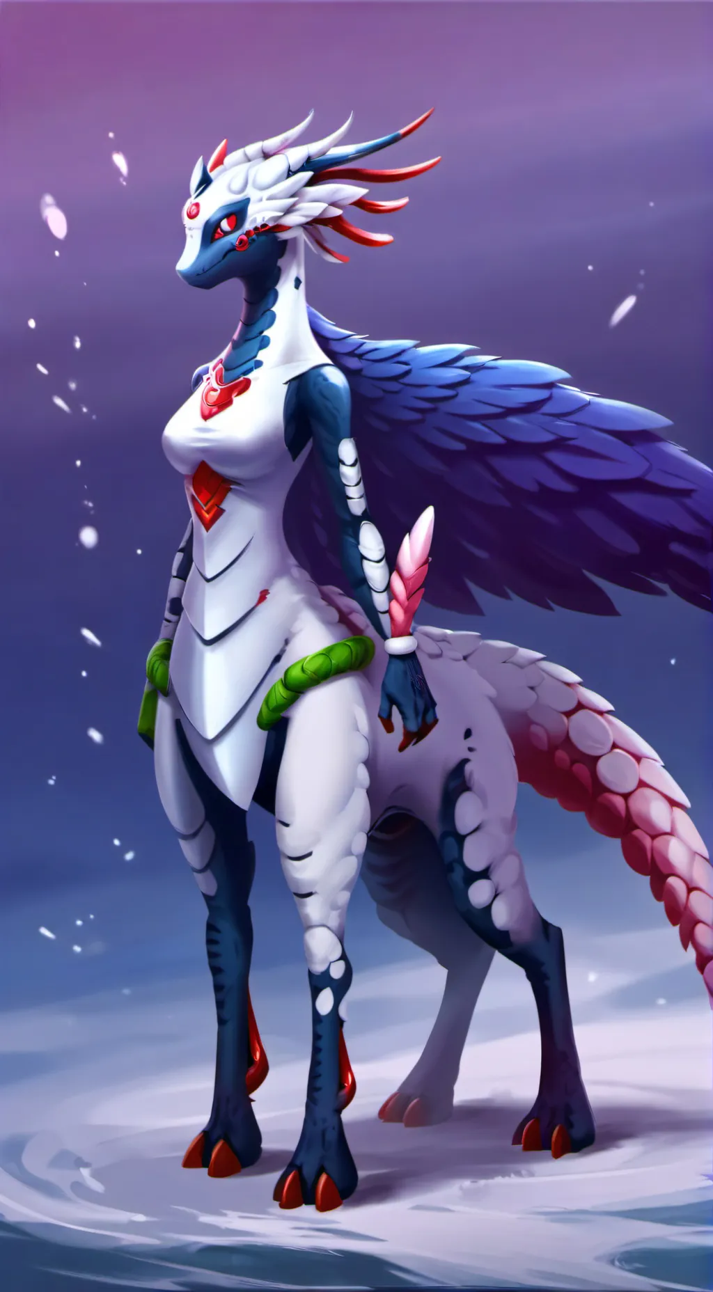 ai character: Obsidian Lugia background