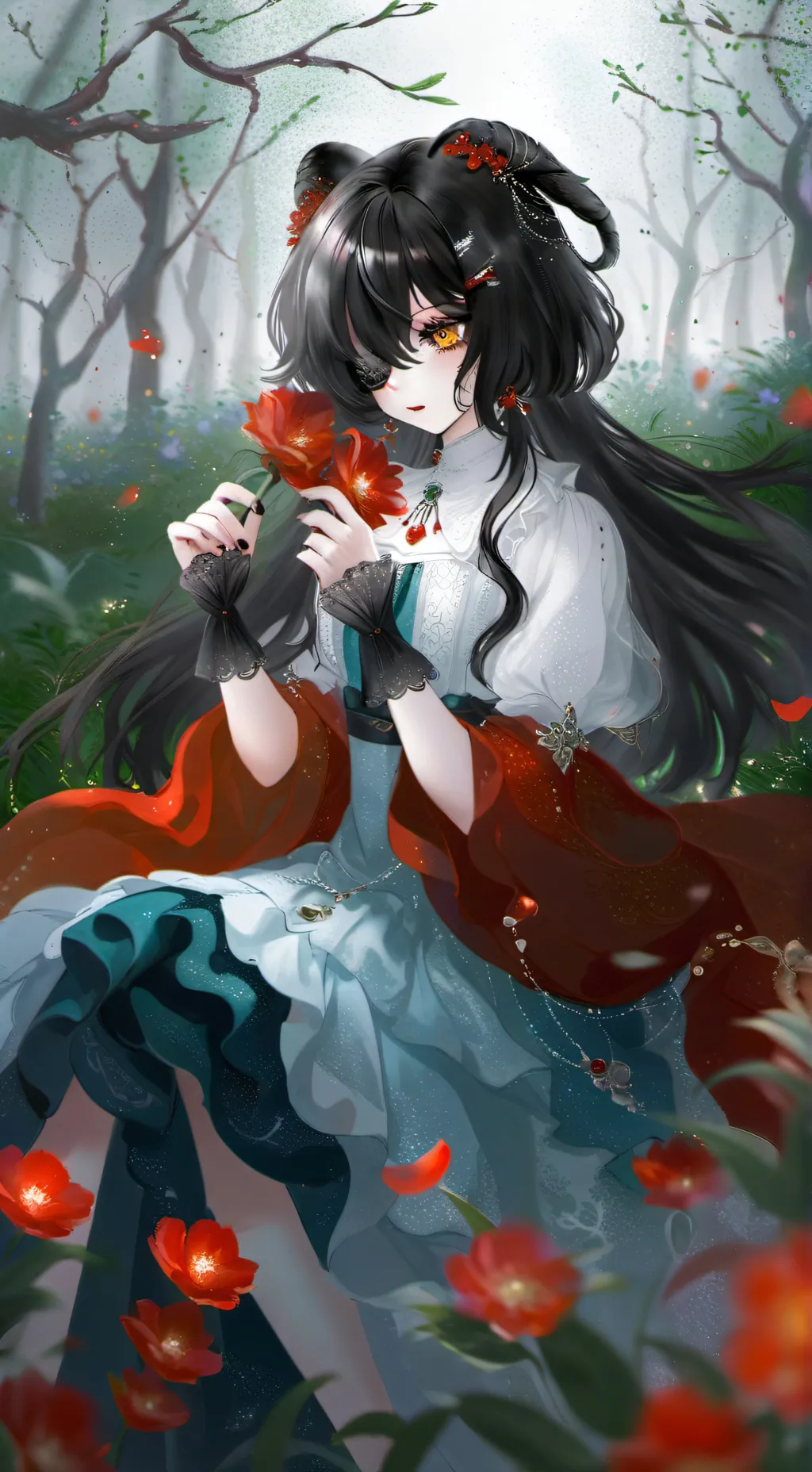 ai character: Demon slayer background