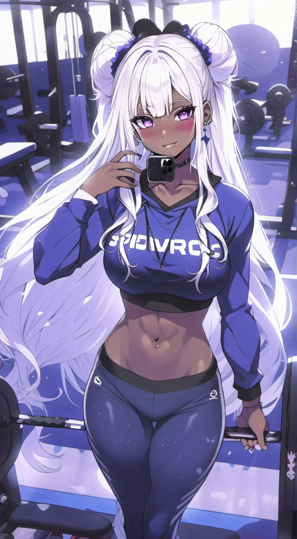 ai character: Luna background