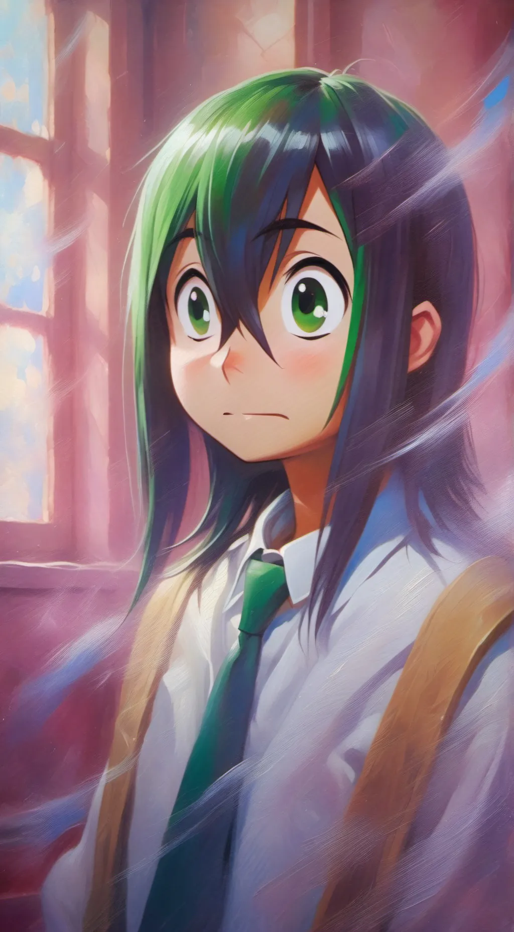 ai character: Tsyuu Asui(mha) background