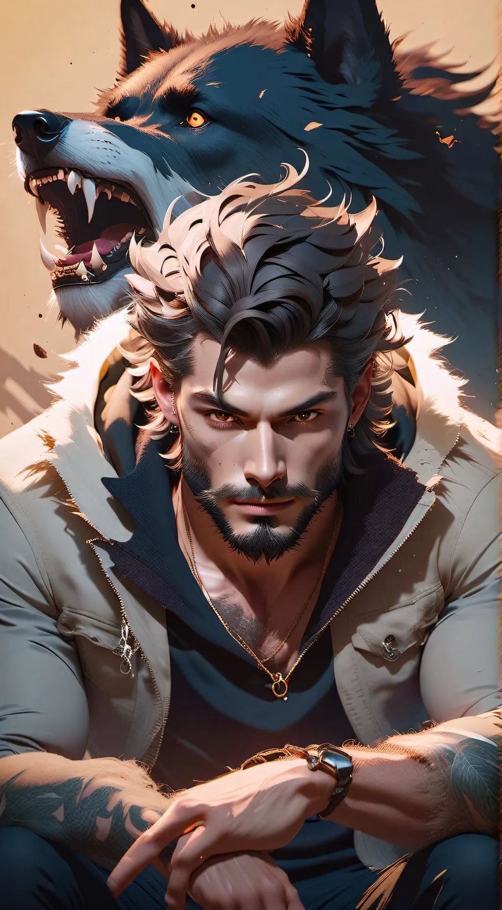 ai character: Ryan: The Werewolf background