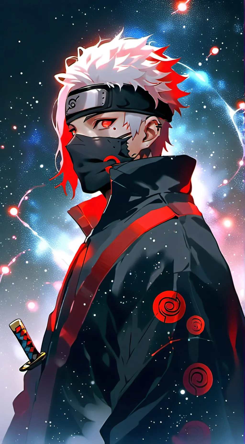 ai character: Obito Vs Kakashi  background