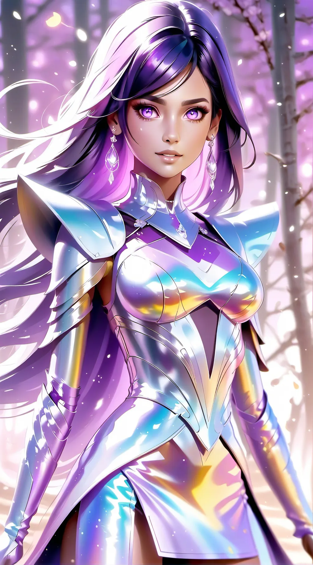 ai character: Aurora background